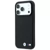  iPhone 18 Pro / 17 Pro fekete BMW M gumiabroncsnyom-mintás, fém log-3666339667405 2 kép