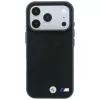  iPhone 18 Pro / 17 Pro fekete BMW M gumiabroncsnyom-mintás, fém log-3666339667405 3 kép