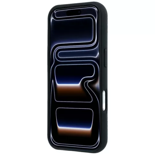  iPhone 18 Pro / 17 Pro fekete BMW M gumiabroncsnyom-mintás, fém log-3666339667405 5 kép