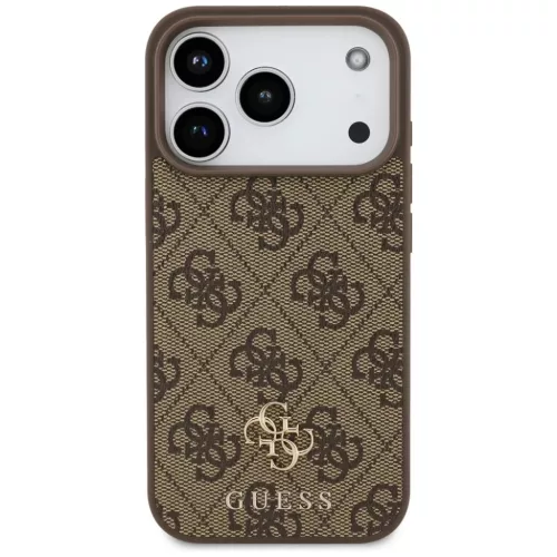  iPhone 18 Pro / 17 Pro barna Guess 4G Small Classic Logo MagSafedo to-3666339652449 3 kép