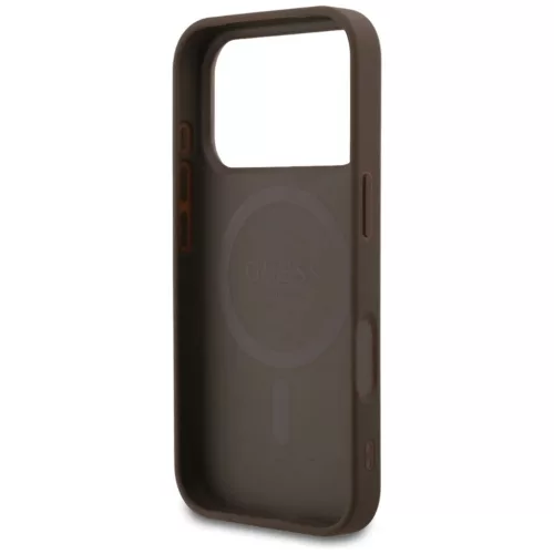  iPhone 18 Pro / 17 Pro barna Guess 4G Small Classic Logo MagSafedo to-3666339652449 7 kép