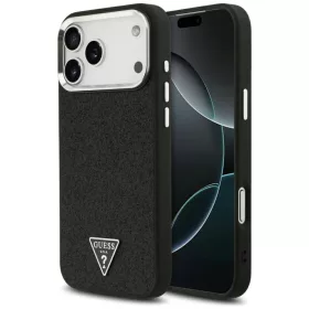  iPhone 18 Pro Max / 17 Pro Max fekete Guess Glitter Triangle Logo Mag-3666339682538 1 kép