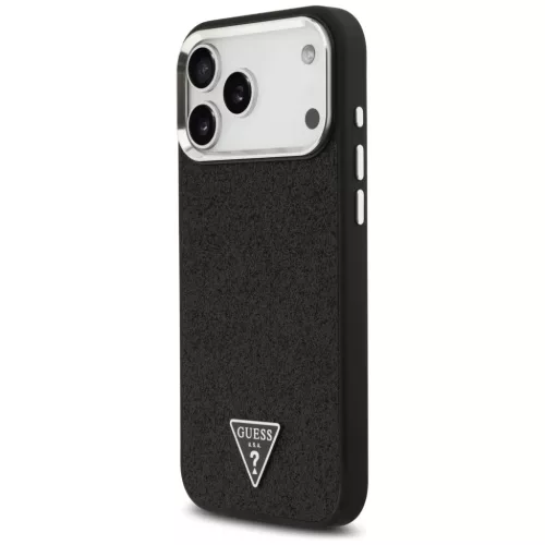  iPhone 18 Pro Max / 17 Pro Max fekete Guess Glitter Triangle Logo Mag-3666339682538 2 kép
