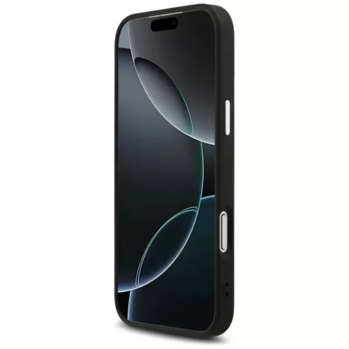  iPhone 18 Pro Max / 17 Pro Max fekete Guess Glitter Triangle Logo Mag-3666339682538 5 kép