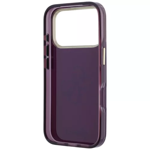  iPhone 18 Pro / 17 Pro burgundi Guess IML 4G Script Metal tok-3666339655785 7 kép