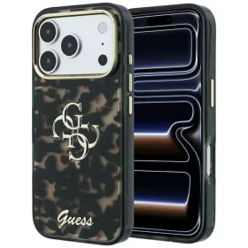  iPhone 18 Pro / 17 Pro Guess IML 4G Script Metal tok, teknőspáncél-3666339655983 1 kép
