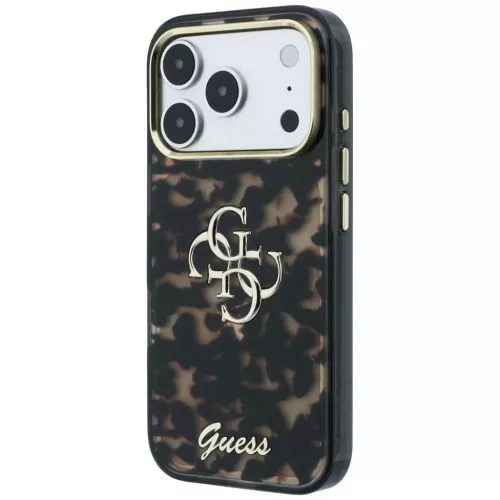  iPhone 18 Pro / 17 Pro Guess IML 4G Script Metal tok, teknőspáncél-3666339655983 2 kép
