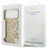  iPhone 18 Pro / iPhone 17 Pro barna Guess IML Leopard Glitter Triangl-3666339655341 8 kép
