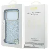  iPhone 18 Pro / 17 Pro kék Guess IML Leopard Glitter Triangle Logo M-3666339655389 8 kép