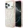  iPhone 18 Pro / iPhone 17 Pro rózsaszín Guess IML Leopard Glitter Triangle Logo MagSafe keménytok