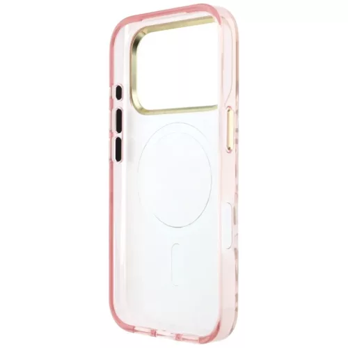  iPhone 18 Pro / iPhone 17 Pro rózsaszín Guess IML Leopard Glitter T-3666339655426 7 kép