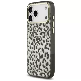  iPhone 18 Pro Max / 17 Pro Max fekete Guess IML Leopard Glitter Trian-3666339655310 2 kép