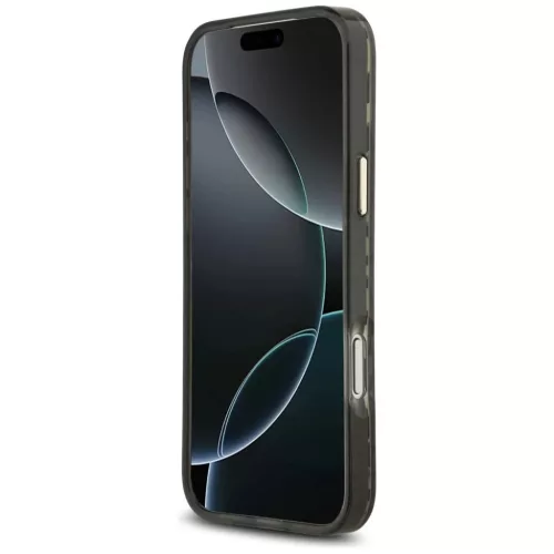  iPhone 18 Pro Max / 17 Pro Max fekete Guess IML Leopard Glitter Trian-3666339655310 5 kép