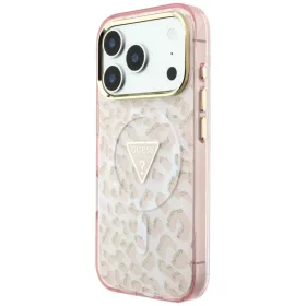  iPhone 18 Pro Max / iPhone 17 Pro Max rózsaszín Guess IML Leopard G-3666339655433 2 kép