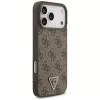  Apple iPhone 18 Pro Max / 17 Pro Max barna Guess Leather 4G Triangle -3666339652395 4 kép
