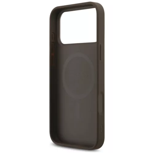  Apple iPhone 18 Pro Max / 17 Pro Max barna Guess Leather 4G Triangle -3666339652395 7 kép