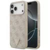  Apple iPhone 18 Pro Max / 17 Pro Max rózsaszín Guess Leather 4G Triangle Strass MagSafe tok