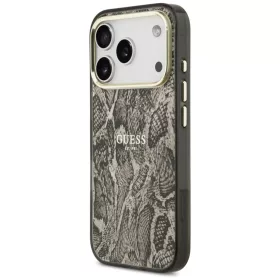  iPhone 18 Pro / 17 Pro Barna Guess Python Pattern MagSafe tok-3666339681401 2 kép