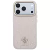  iPhone 18 Pro Max / 17 Pro Max rózsaszín Guess Stripe Peony 4G Logo-3666339677220 3 kép