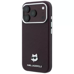  Apple iPhone 18 Pro / 17 Pro bordó Karl Lagerfeld Grained Choupette -3666339659325 2 kép