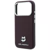  Apple iPhone 18 Pro / 17 Pro bordó Karl Lagerfeld Grained Choupette -3666339659325 6 kép