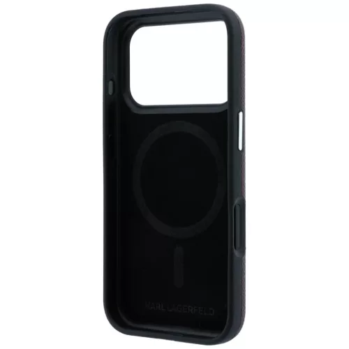  Apple iPhone 18 Pro / 17 Pro bordó Karl Lagerfeld Grained Choupette -3666339659325 7 kép