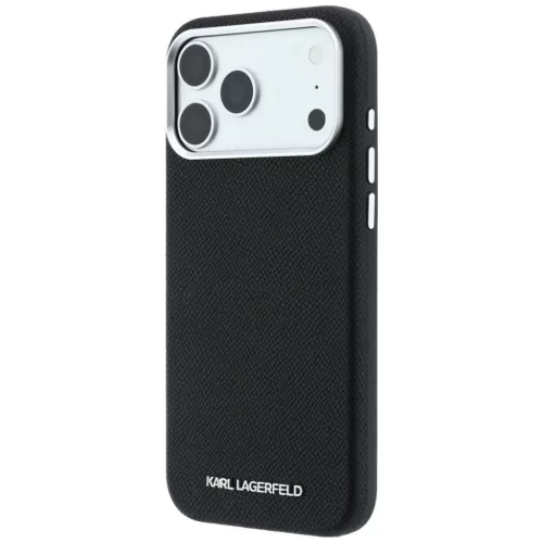  Apple iPhone 18 Pro / 17 Pro fekete Karl Lagerfeld Grained Elongated -3666339660642 2 kép