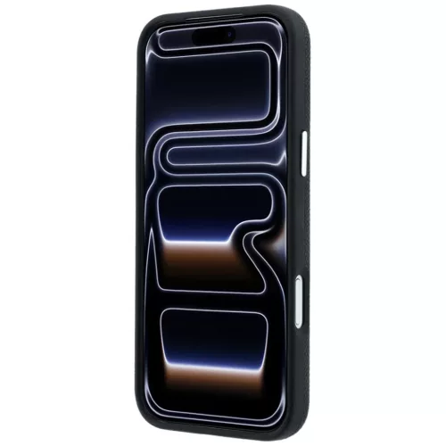  Apple iPhone 18 Pro / 17 Pro fekete Karl Lagerfeld Grained Elongated -3666339660642 5 kép