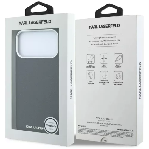  Apple iPhone 18 Pro Max és iPhone 17 Pro Max fekete Karl Lagerfeld G-3666339660659 8 kép
