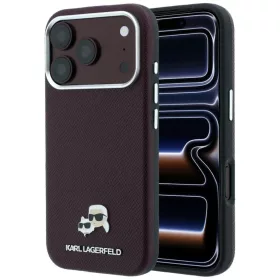  Apple iPhone 18 Pro / 17 Pro bordó Karl Lagerfeld Grained Heads Meta-3666339659363 1 kép