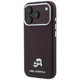  iPhone 18 Pro Max / 17 Pro Max bordó Karl Lagerfeld Grained Heads Me-3666339659370 2 kép