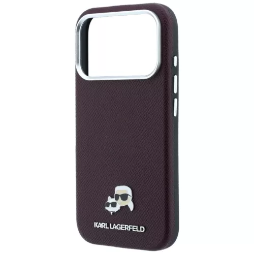  iPhone 18 Pro Max / 17 Pro Max bordó Karl Lagerfeld Grained Heads Me-3666339659370 6 kép