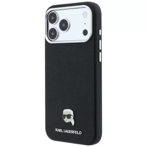  iPhone 18 Pro Max / 17 Pro Max fekete Karl Lagerfeld Grained Karl Hea-3666339659059 2 kép