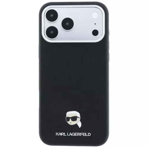  iPhone 18 Pro Max / 17 Pro Max fekete Karl Lagerfeld Grained Karl Hea-3666339659059 3 kép