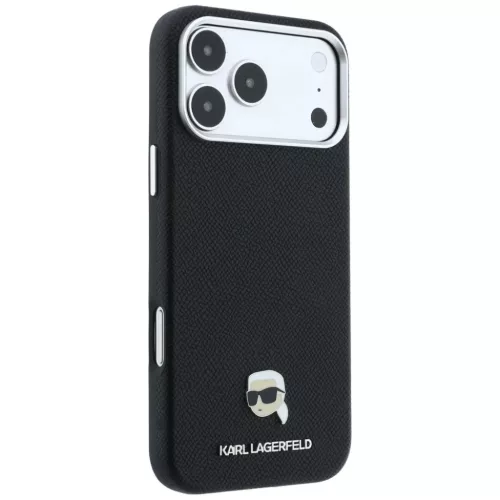  iPhone 18 Pro Max / 17 Pro Max fekete Karl Lagerfeld Grained Karl Hea-3666339659059 4 kép