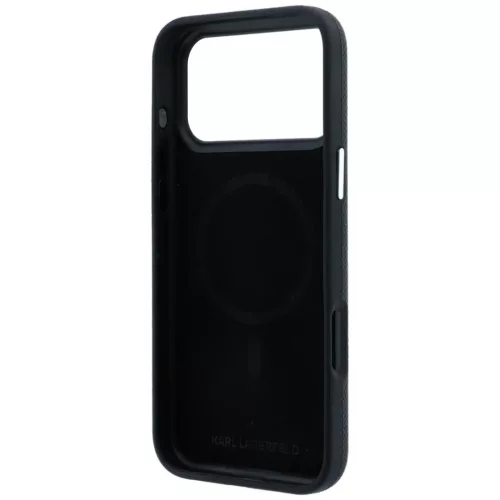  iPhone 18 Pro Max / 17 Pro Max fekete Karl Lagerfeld Grained Karl Hea-3666339659059 7 kép