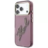  iPhone 18 Pro Max / 17 Pro Max bordó Karl Lagerfeld IML Big Signatur-3666339662059 6 kép