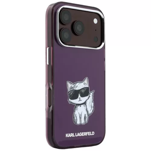  iPhone 18 Pro / 17 Pro bordó Karl Lagerfeld Choupette Body Sketch Pr-3666339661366 4 kép