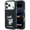  iPhone 18 Pro / 17 Pro fekete Karl Lagerfeld Choupette Body Sketch Print MagSafe tok