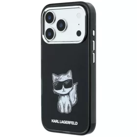  iPhone 18 Pro / 17 Pro fekete Karl Lagerfeld Choupette Body Sketch Pr-3666339661328 2 kép