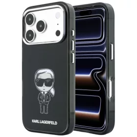  iPhone 18 Pro Max / 17 Pro Max fekete Karl Lagerfeld IML Ikonik Sketc-3666339661137 7 kép