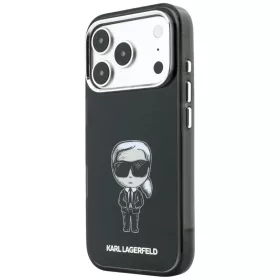  iPhone 18 Pro Max / 17 Pro Max fekete Karl Lagerfeld IML Ikonik Sketc-3666339661137 1 kép