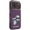  iPhone 18 Pro / 17 Pro burgundi Karl Lagerfeld IML Karl&Choupette Bod-3666339661007 5 kép