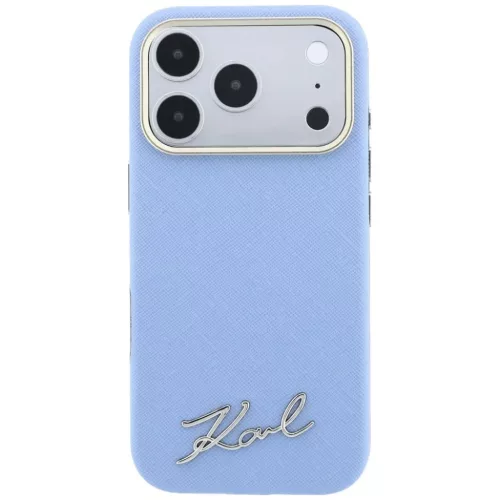  iPhone 18 Pro / 17 Pro világoskék Karl Lagerfeld Saffiano Small Scr-3666339658960 3 kép