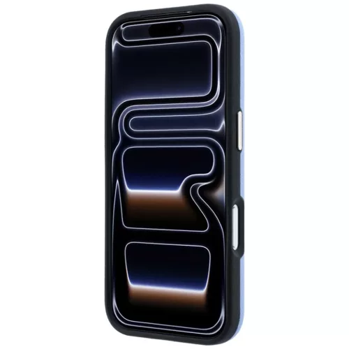  iPhone 18 Pro / 17 Pro világoskék Karl Lagerfeld Saffiano Small Scr-3666339658960 5 kép