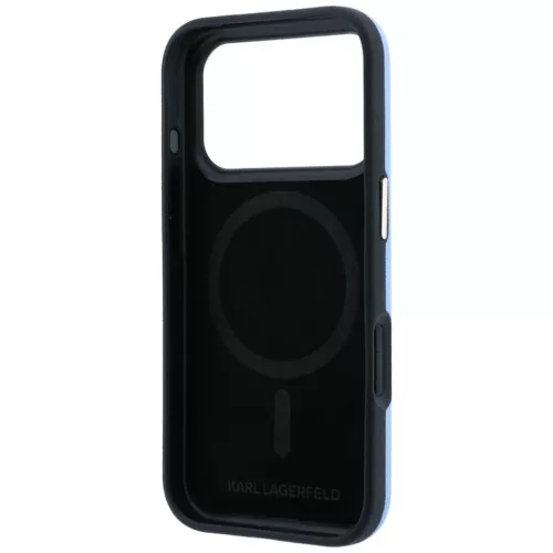  iPhone 18 Pro / 17 Pro világoskék Karl Lagerfeld Saffiano Small Scr-3666339658960 7 kép