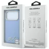  iPhone 18 Pro / 17 Pro világoskék Karl Lagerfeld Saffiano Small Scr-3666339658960 8 kép