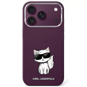  iPhone 18 Pro / 17 Pro bordó Karl Lagerfeld Smooth Choupette Sketch -3666339658168 1 kép