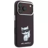  iPhone 18 Pro / 17 Pro bordó Karl Lagerfeld Smooth Choupette Sketch -3666339658168 4 kép