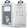  iPhone 18 Pro / 17 Pro bordó Karl Lagerfeld Smooth Choupette Sketch -3666339658168 8 kép